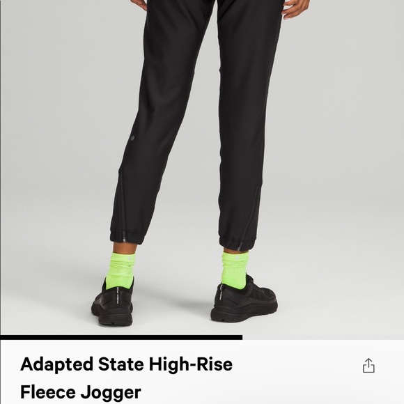 Adapted State High Rise Fleece Jogger - Picture 2 of 4